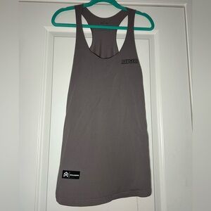 Men’s Gray Racerback Tank Top